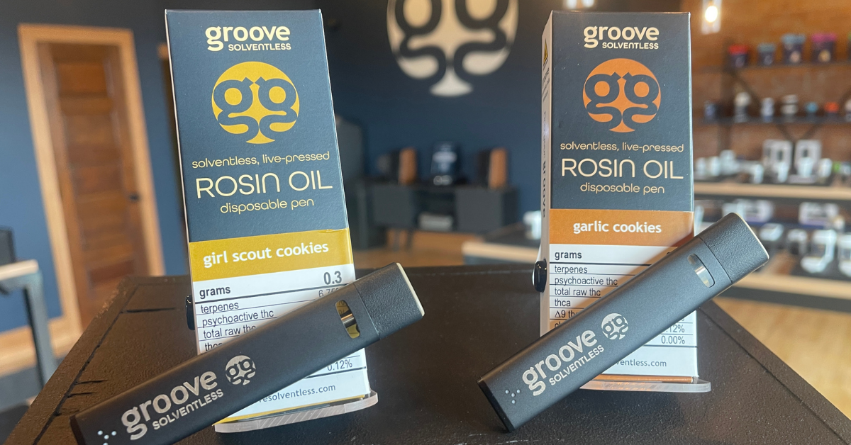 Rosin Disposable Vape Available at Sugar Tree, Fruit Factory and Lone Peak