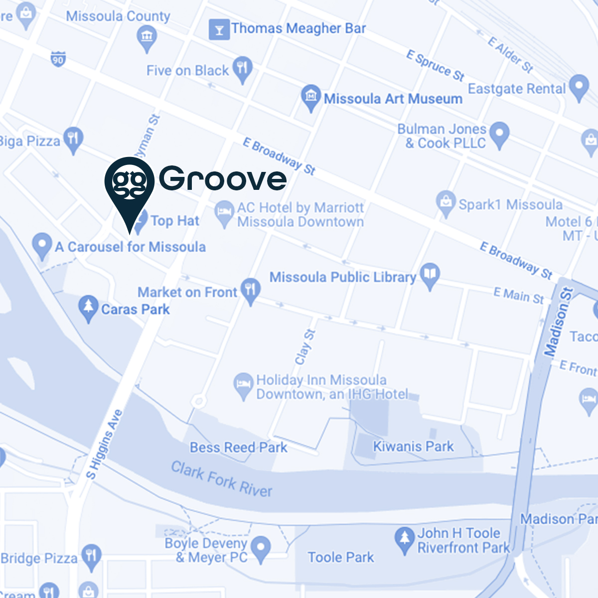 groove shuttle location