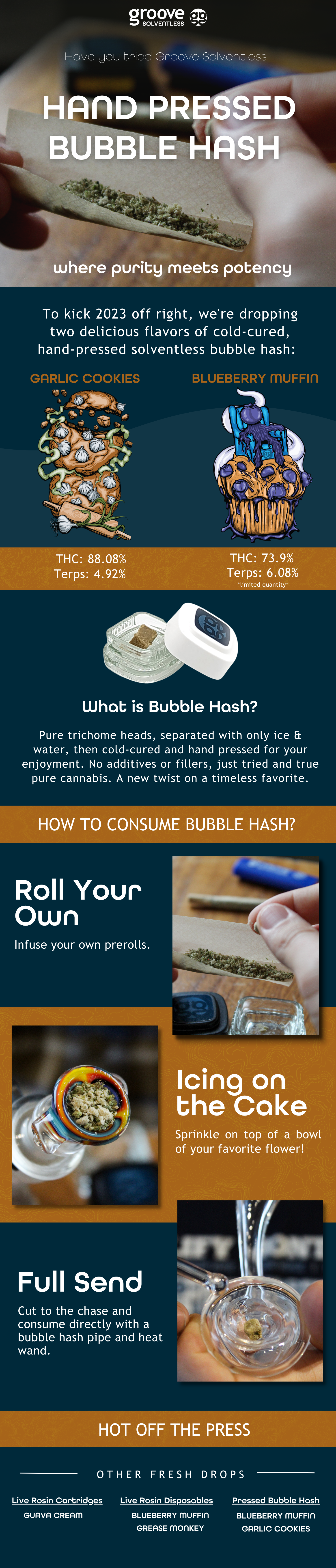 Cold Cured Pressed Bubble Hash