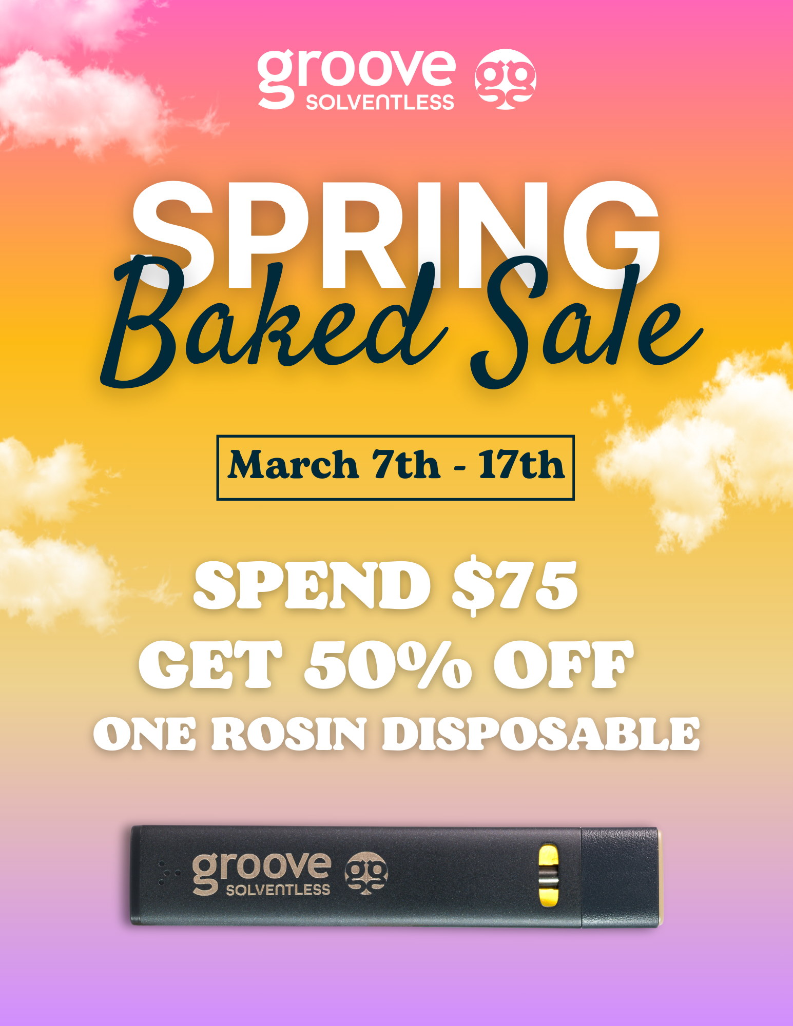 Spring Baked Sale at Groove Missoula