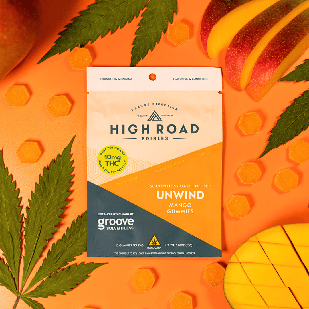 High Road x Groove Solventless Edibles