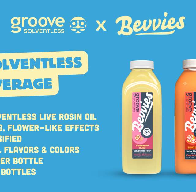 Groove and Bevvies Release Two New Solventless Beverage Pairings