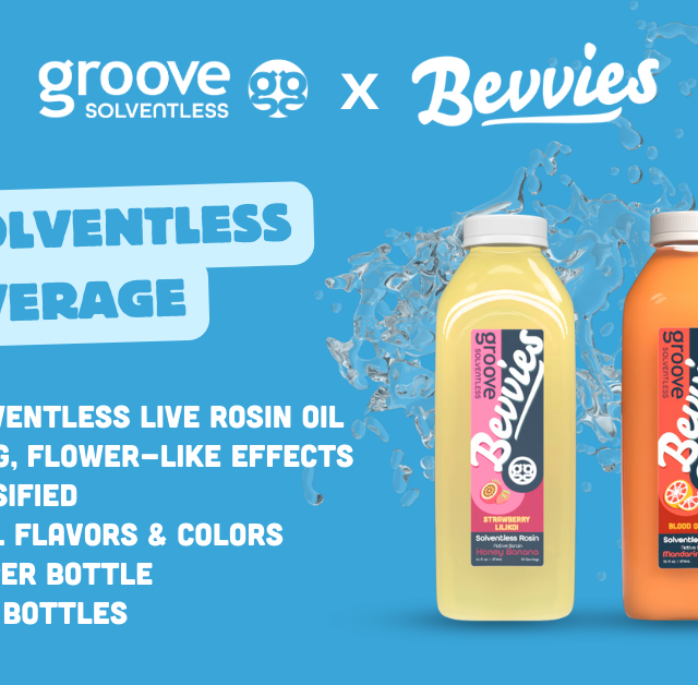 Groove and Bevvies Release Two New Solventless Beverage Pairings