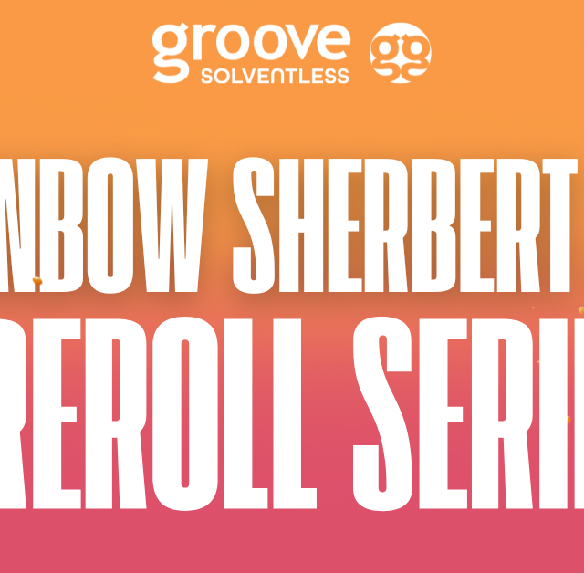 A Colorful Dessert: Rainbow Sherbert #11 Solventless Infused PreRolls